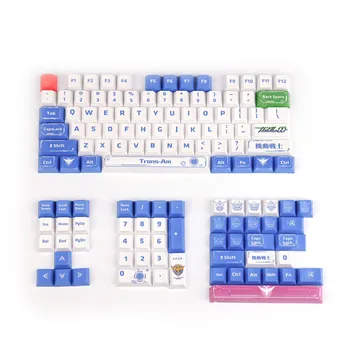 Колпачки для клавиш PBT Вишневый Профиль с 5 Гранями Сублимации краски Solider Keycaps 2U 1,75 U Сдвиг 1,5 U Для 98% Механической клавиатуры