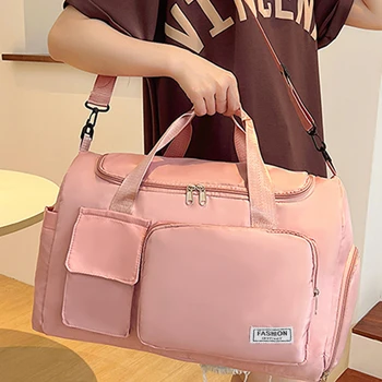 Большая вместительная Складная дорожная сумка, Модная Новая женская Водонепроницаемая сумка-тоут, сумка для Йоги, сумка для хранения Багажа