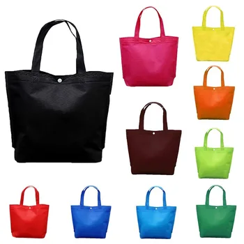 Прочные многоразовые сумки для покупок, Складная сумочка на нетканых пуговицах, сумка для покупок, Большая емкость, сумка для хранения продуктов, сумка для переноски