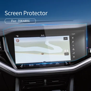 Автомобильные Наклейки, защитная пленка для экрана Carplay VW Touareg 2023, дисплей из закаленного стекла, Защитная пленка для навигации, Автоаксессуары
