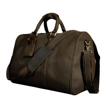 Модный Ретро Ручной работы, оригинальный кожаный дизайнерский повседневный чемодан, дорожная сумка, Мужская дорожная сумка для багажа, сумка через плечо 3037