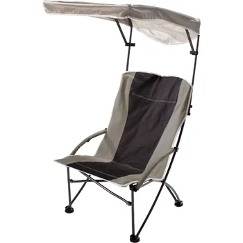 Складной стул Quik Shade Pro Comfort с высокой спинкой, коричневый/черный