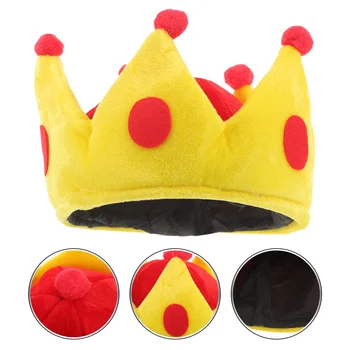 Карнавальная шляпа с короной, Праздничная шляпа с короной, Женская шляпа с короной, Декоративный головной убор с короной на Хэллоуин
