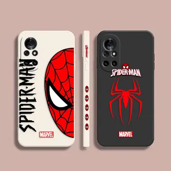Чехол для телефона Huawei NOVA 7 6 5I 5 4 3 3I 2S 2 8 10 SE PRO PLUS 5G Чехол Funda Cqoue Shell Marvel's Spider-Man Лицо паука