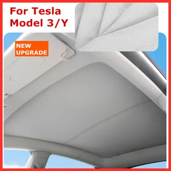 Солнцезащитный козырек для Tesla Model 3 Model Y 2019 2020 2021 2022 Передний Задний Люк в крыше Лобовое Стекло Потолочный Люк Глухое Затенение Asccesserios