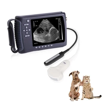 Цифровой ветеринарный ультразвуковой сканер для домашних животных, портативный ветеринарный ручной ультразвуковой аппарат для животных, Портативный ультразвуковой аппарат для животных