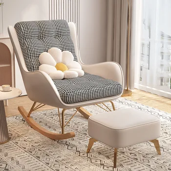 Высококачественное Скандинавское эластичное кресло-качалка, диван-стрейч для чтения в гостиной, Современное кресло-качалка Sillon Relax Мебель для спальни