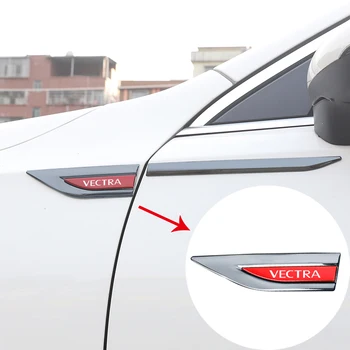 Наклейки с металлическим логотипом автомобиля, персонализированные декоративные боковые маркеры для opel corsa vectra mokka С аксессуарами с логотипом