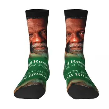 Звезды баскетбола 2023 Биллсс и Расселл (4) Цветные контрастные носки, Компрессионные носки в рулонах, Саркастические Забавные носки для взрослых