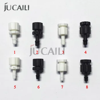 Jucaili 10 шт./лот, Соединитель чернильного шланга для принтера Epson XP600/DX5/DX7/I3200, Печатающая головка, Эко-растворитель/УФ-трубка для чернил, Блок Передачи