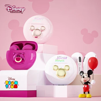 Оригинальные Наушники Disney LY-602 HiFi Беспроводной Bluetooth 5,0 Гарнитура с Микки в Подарок на День Рождения для детей, Модные Наушники-вкладыши для Подруги