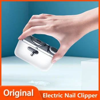 Youpin Seemagic Электрическая машинка для стрижки ногтей, средство для хранения чипов, лак для ногтей, подсветка, защита безопасности, Многофункциональная обрезка