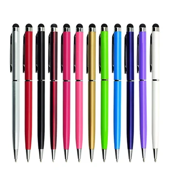 Стилус 2 В 1 для мобильного телефона, планшета, Емкостный сенсорный карандаш Для Iphone Samsung, Универсальный карандаш для рисования на экране телефона Android