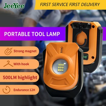 JeeYee Многофункциональный мини-брелок с бликами, USB-Зарядка, Аварийные лампы, Сильные Магнитные Ремонтные работы, Кемпинг на открытом воздухе Li