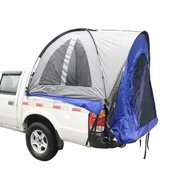 Палатка для грузовика Водонепроницаемая PU2000, Двухслойные Палатки для грузовика, Полноразмерная Короткая и обычная Кровать для 5-6,5 футов С передним тентом