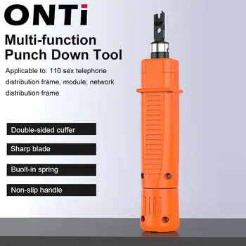 Экономичный Инженерный инструмент ONTi 110 для резки проволоки, модуль усилителя, проволочный инструмент с двойной головкой для сетевого модуля голосового телефона, коммутационная панель