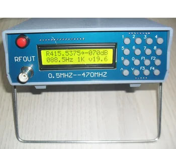 Высокочастотный источник радиочастотного сигнала 0,5-470 МГц генератор Метр тестер для FM-радио
