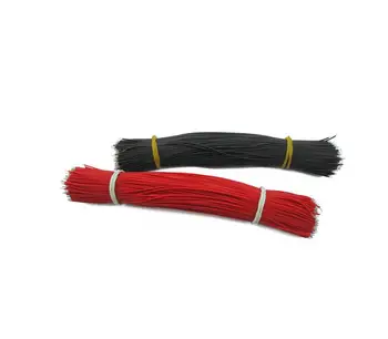 1 пара (= 100шт) 30AWG 150 мм 15 см длина соединительной линии оловянный провод DIY черный 50шт + красный 50шт Цветной электронный провод 0,8 мм сварка