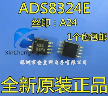 10 шт. оригинальный новый ADS8324E шелковый экран A24 MSOP8 A/D конвертер ADS8324EB