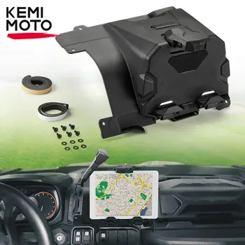 KEMIMOTO UTV Электронный Держатель Планшетного устройства GPS Коробка для Хранения Can-Am Defender HD10 HD8 HD5 Max 2016-2022